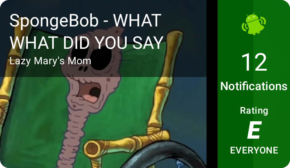 SpongeBob - WHAT WHAT DID YOU SAY